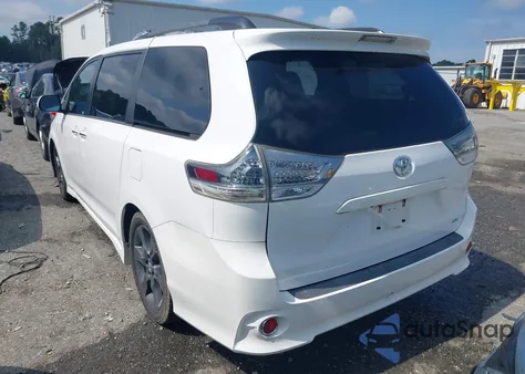 2016 Toyota Sienna Se из США, поврежденный, VIN 5TDXK3DC3GS759232